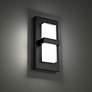 1_Bandeau 10"H x 5"W 1-Light Outdoor Wall Light in Black