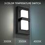 5_Bandeau 10"H x 5"W 1-Light Outdoor Wall Light in Black more views