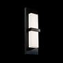 4_Bandeau 16"H x 5"W 1-Light Outdoor Wall Light in Black more views