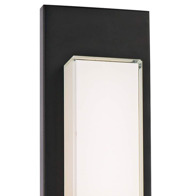 Image 2 Bandeau 22"H x 6"W 1-Light Outdoor Wall Light in Black more views