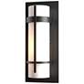 Thumbnail1 of Banded 12" High Coastal Black Outdoor Wall Light