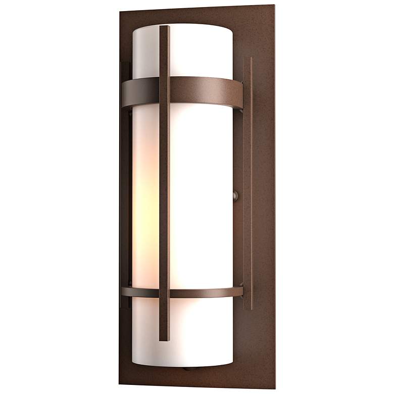 Image 3 Banded 12" High Coastal Bronze Outdoor Wall Light more views