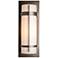 Banded 20 3/4" High Coastal Dark Smoke Outdoor Wall Light