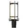 Banded 22.25"H Coastal Oil Rubbed Bronze Outdoor Post Light w/ Opal Sh