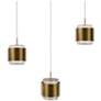 1_Banded 5"H x 41.5"W 3-Light Multi-Light Pendant in Aged Brass