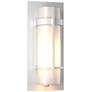 Banded 5" High Small Coastal White Outdoor Sconce
