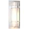 Banded 5" High Small Coastal White Outdoor Sconce