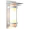 Banded 7.9" High Coastal White Outdoor Sconce