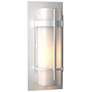 Banded 7" High Coastal White Outdoor Sconce