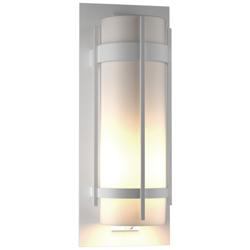 Banded 9.9&quot; High Extra Large Coastal White Outdoor Sconce