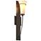 Banded Wall Torch Sconce - Oil Rubbed Bronze - Opal Glass