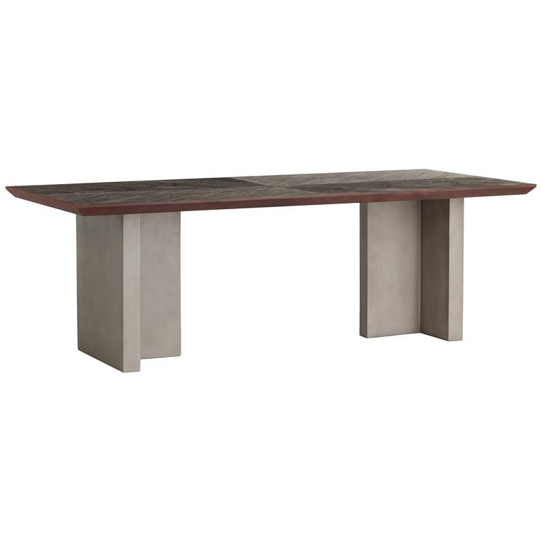 Image 3 Bane 90 1/2" Wide Grey Dining Table