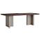 Bane 90 1/2" Wide Grey Dining Table