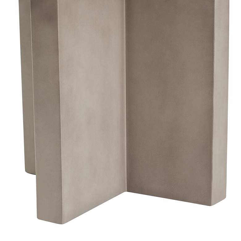Image 7 Bane 90 1/2" Wide Grey Dining Table more views