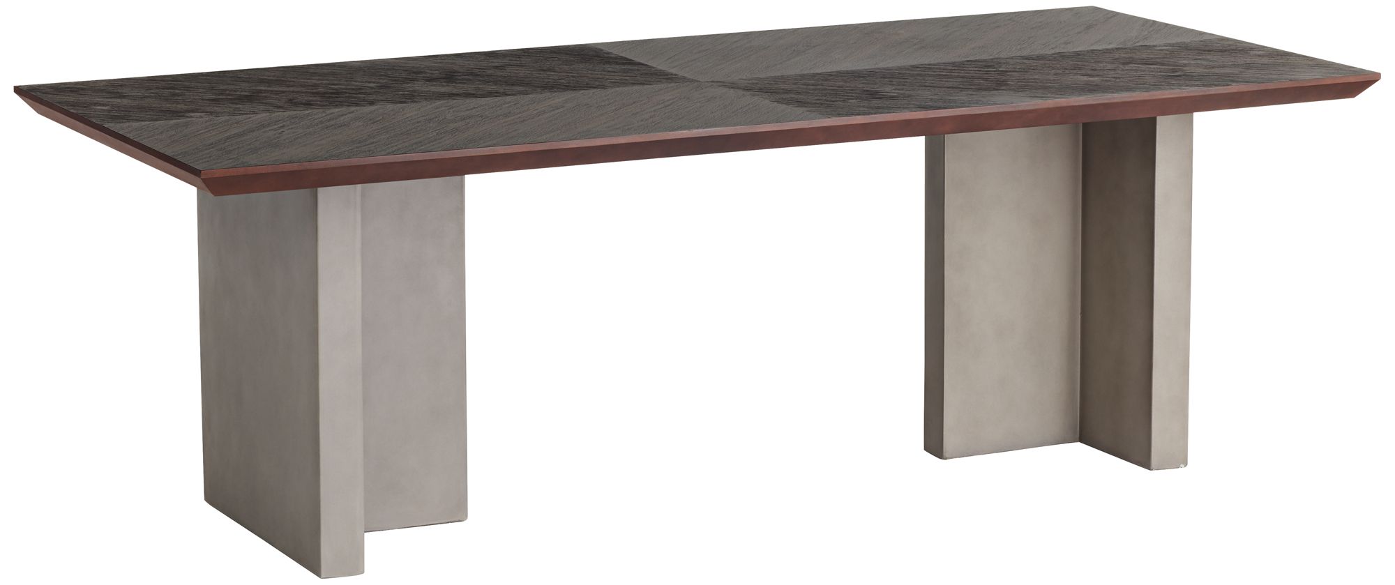 Bane 90 1/2" Wide Grey Dining Table in scene