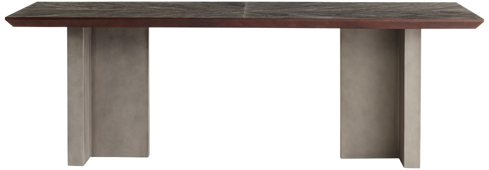 Bane 90 1/2" Wide Grey Dining Table in scene