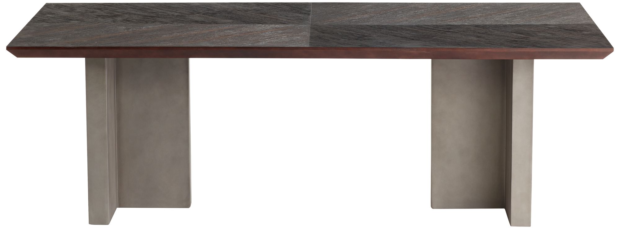 Bane 90 1/2" Wide Grey Dining Table in scene