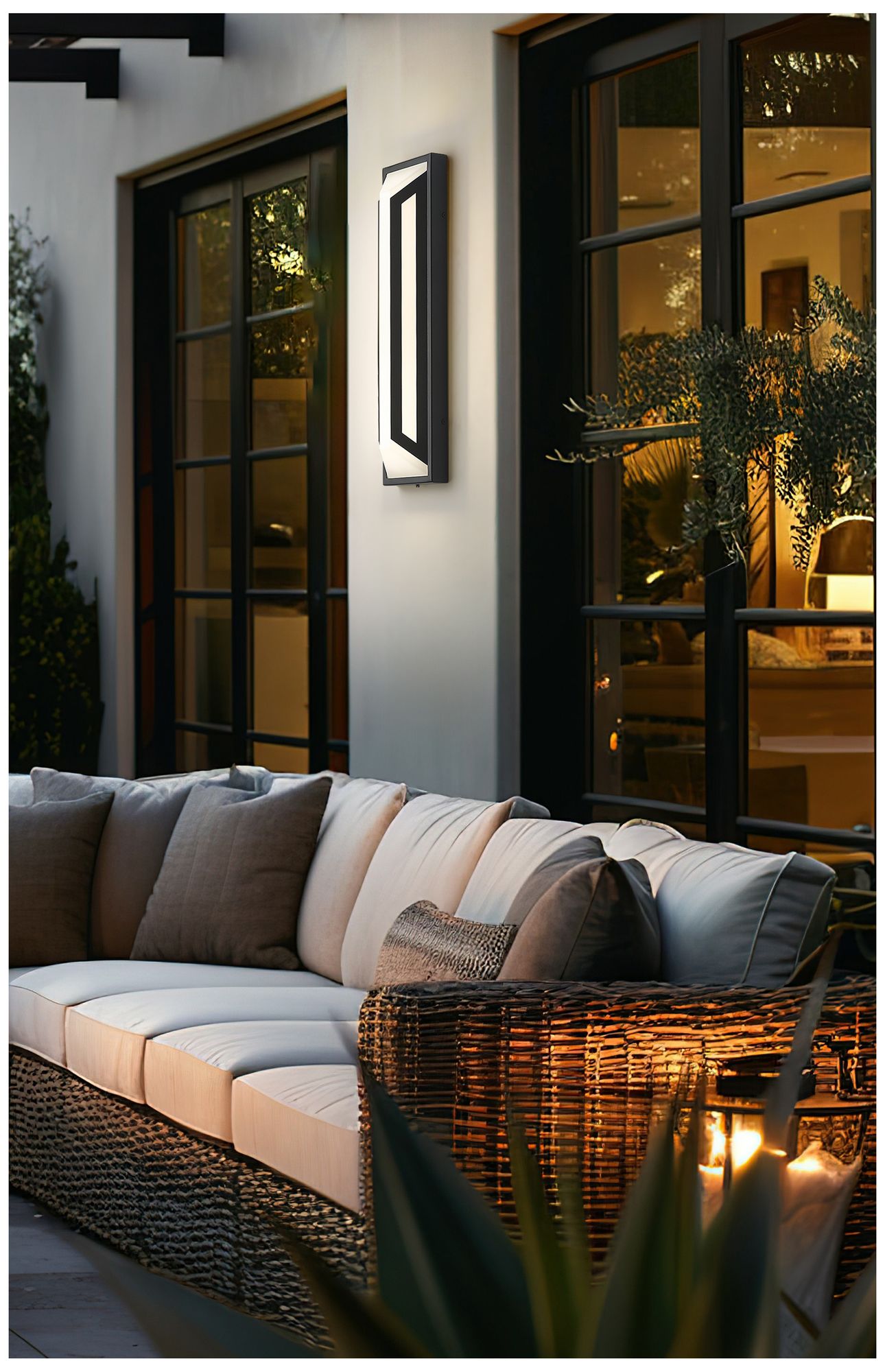 Image 2 Banff by Z-Lite Sand Black 2 Light Outdoor Wall Light more views