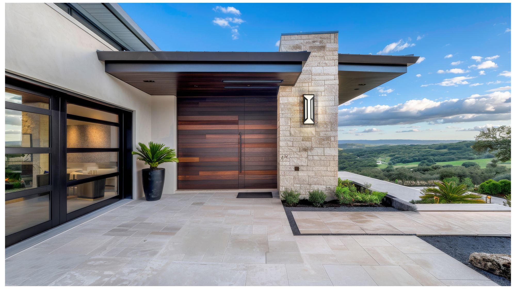 Image 2 Banff by Z-Lite Sand Black 2 Light Outdoor Wall Light more views