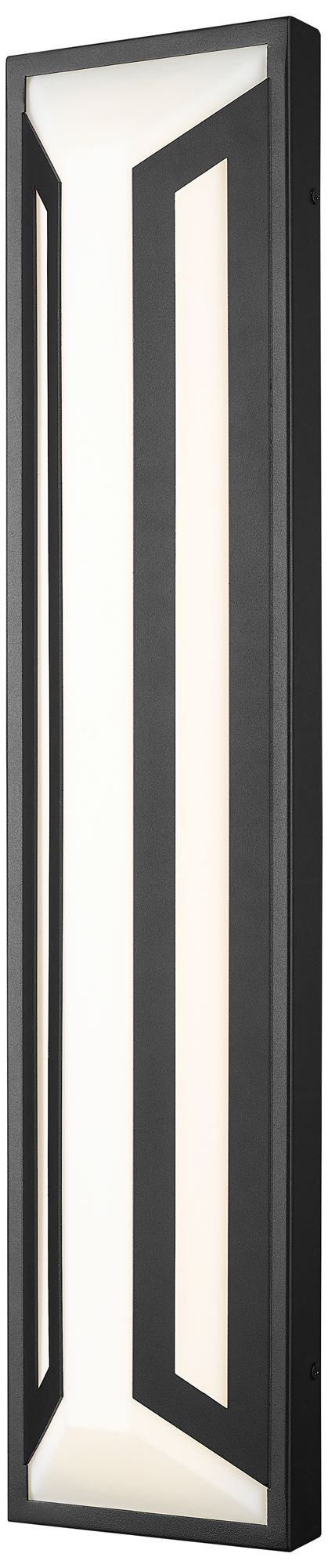 Banff by Z-Lite Sand Black 2 Light Outdoor Wall Light