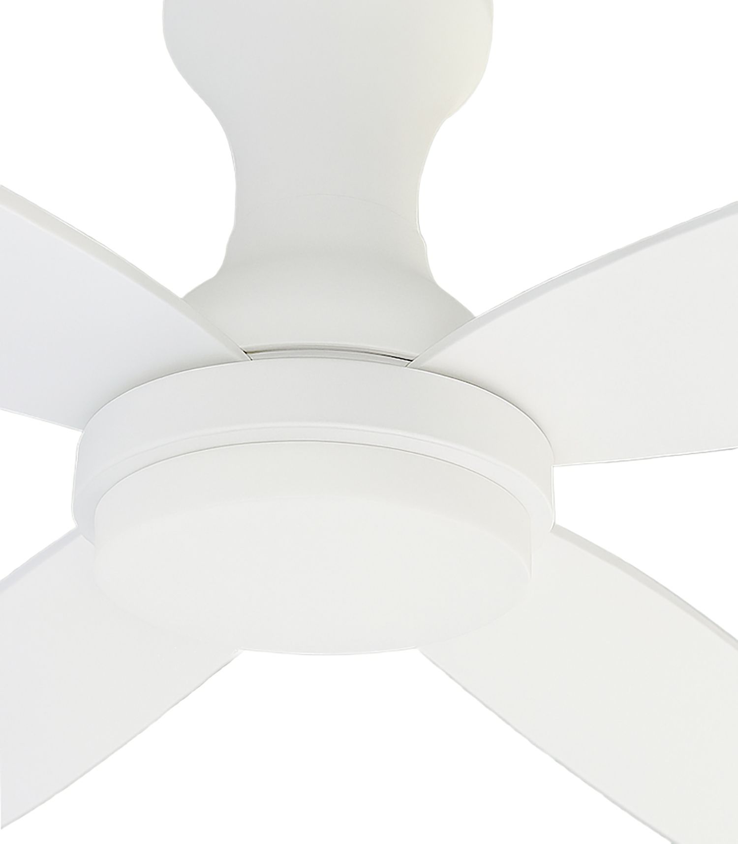 Image 4 Banks 52" Wide 3-Blade White Wall Control LED Ceiling Fan more views
