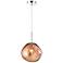 Bankwell 10 1/2" Wide Pearlized Copper Orb Mini Pendant