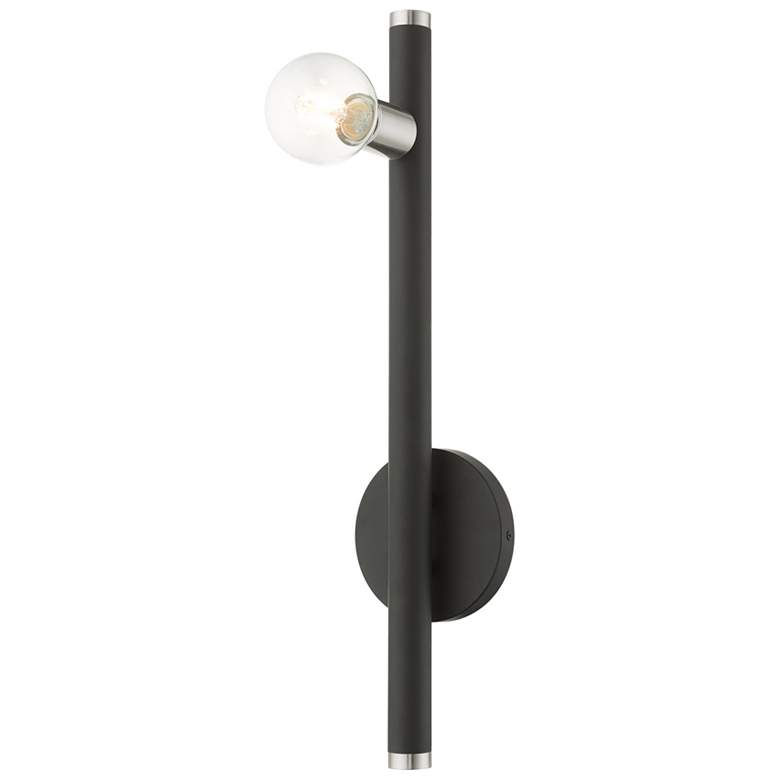 Image 1 Bannister 1 Light Black Wall Sconce