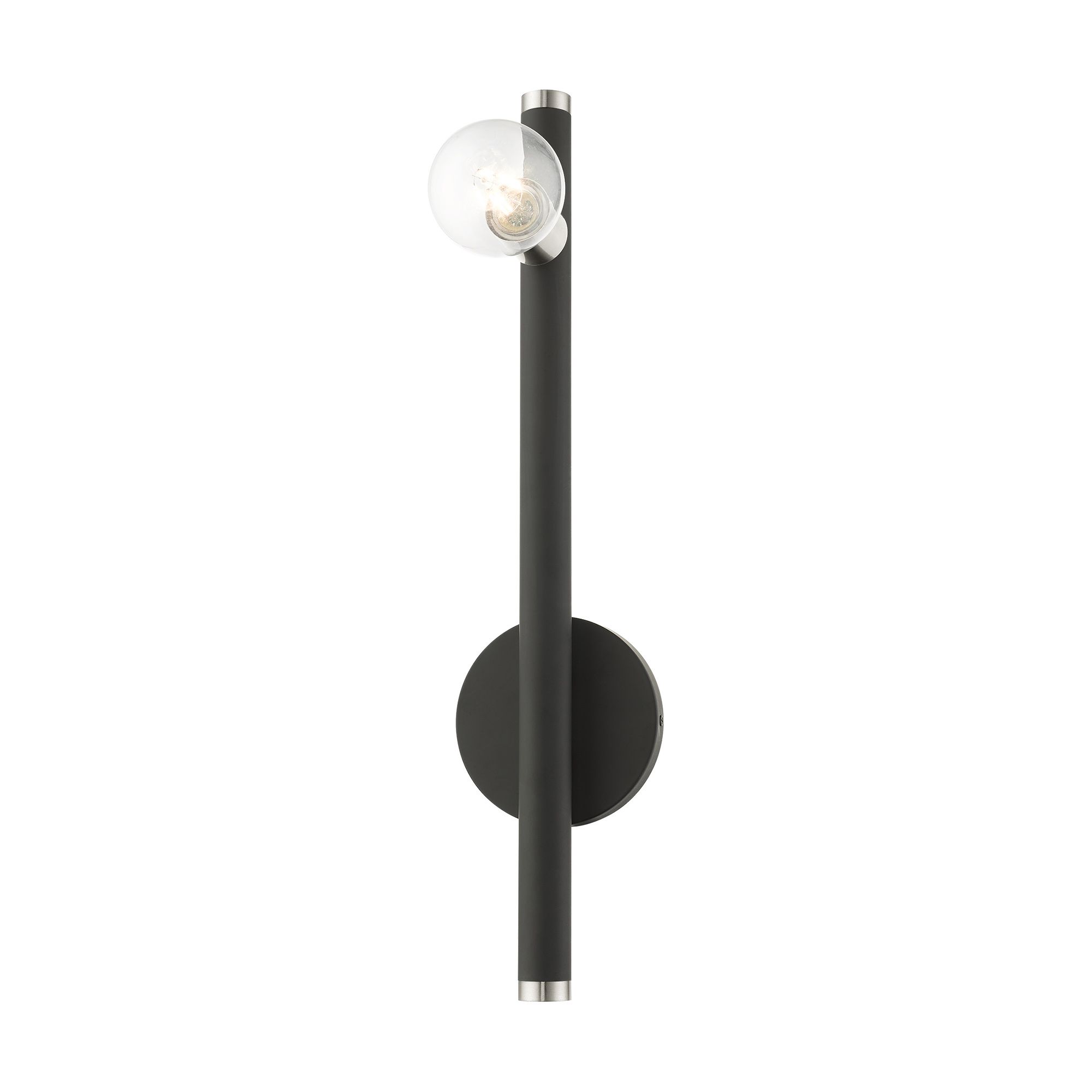 Image 4 Bannister 1 Light Black Wall Sconce more views