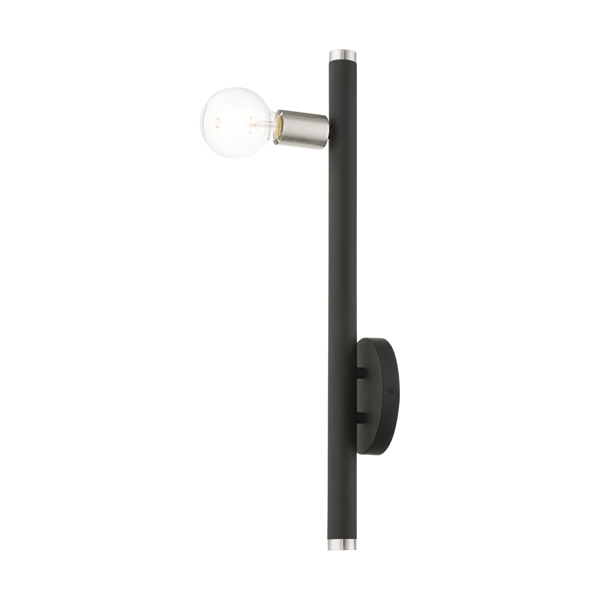 Image 5 Bannister 1 Light Black Wall Sconce more views
