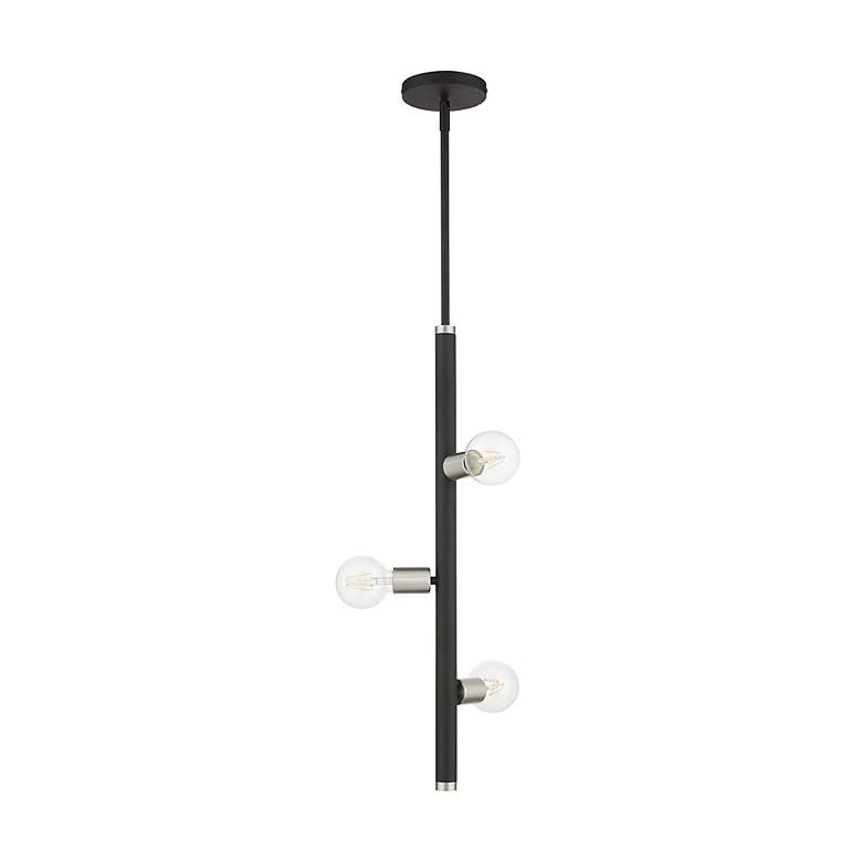 Image 3 Bannister 3 Light Black Pendant more views