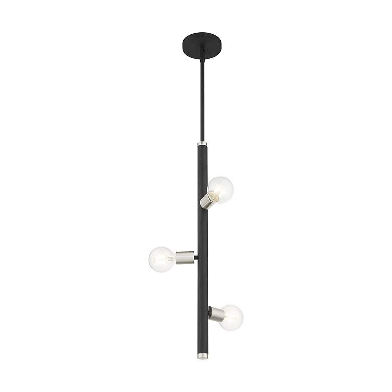 Image 5 Bannister 3 Light Black Pendant more views