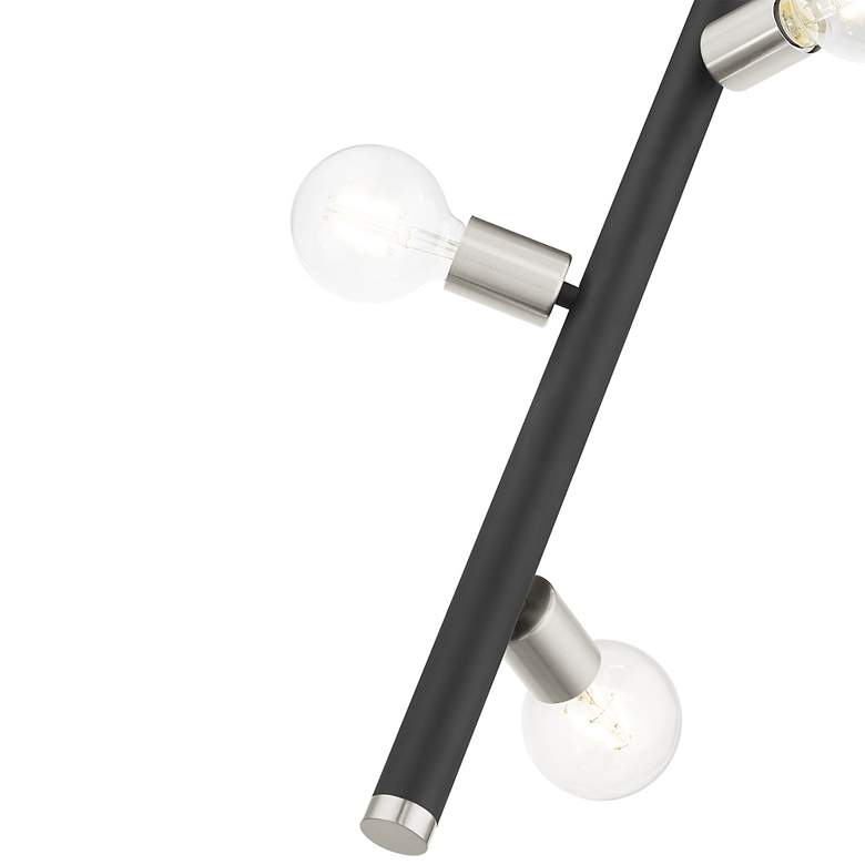 Image 6 Bannister 3 Light Black Pendant more views