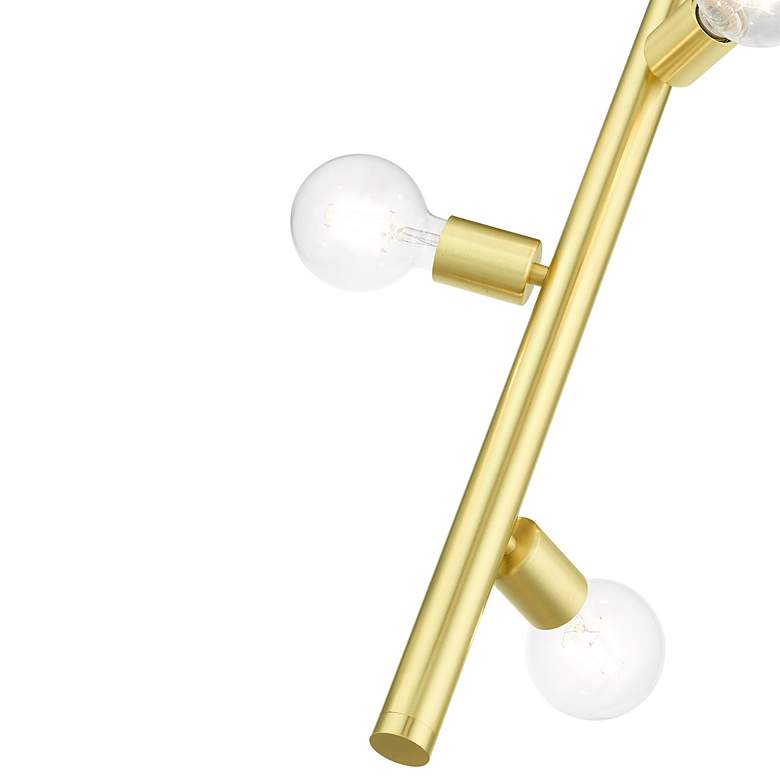 Image 7 Bannister 3 Light Satin Brass Pendant more views