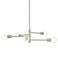Bannister 5 Light Brushed Nickel Chandelier