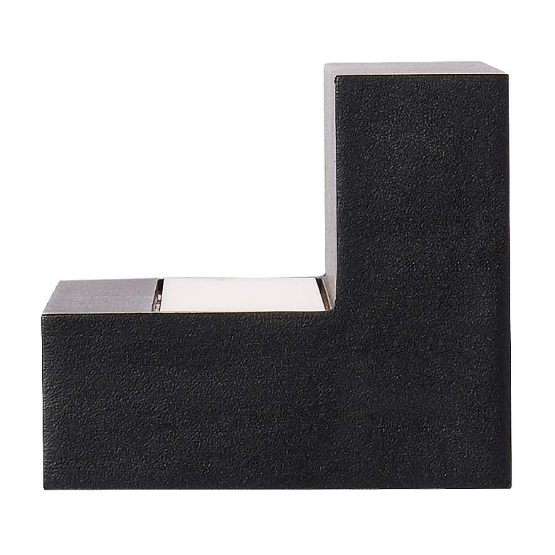 Image 3 Bantam 3.5"H x 9"W 1-Light Wall Sconce in Black more views