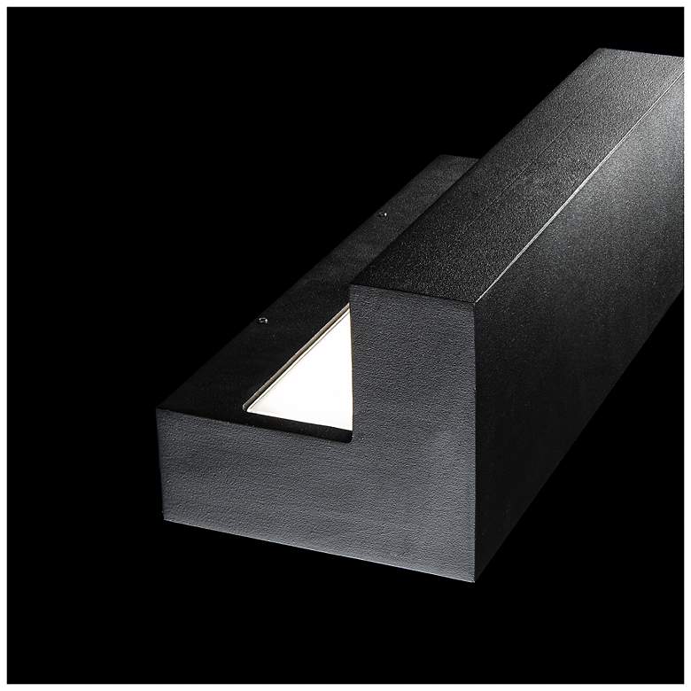 Image 5 Bantam 3.5"H x 9"W 1-Light Wall Sconce in Black more views