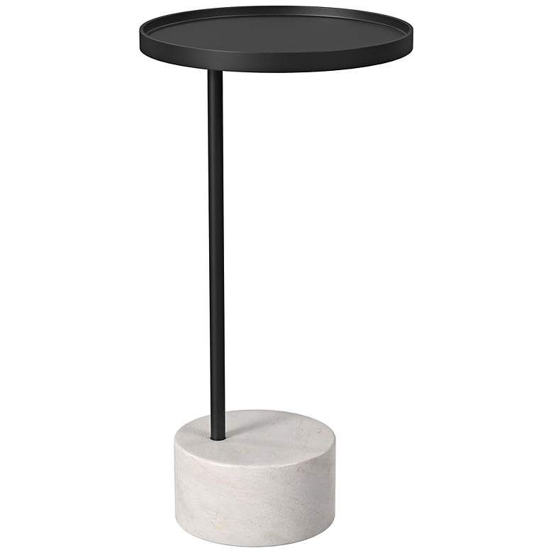 Image 3 Banyan 23" High Bronze And Marble Scatter Table