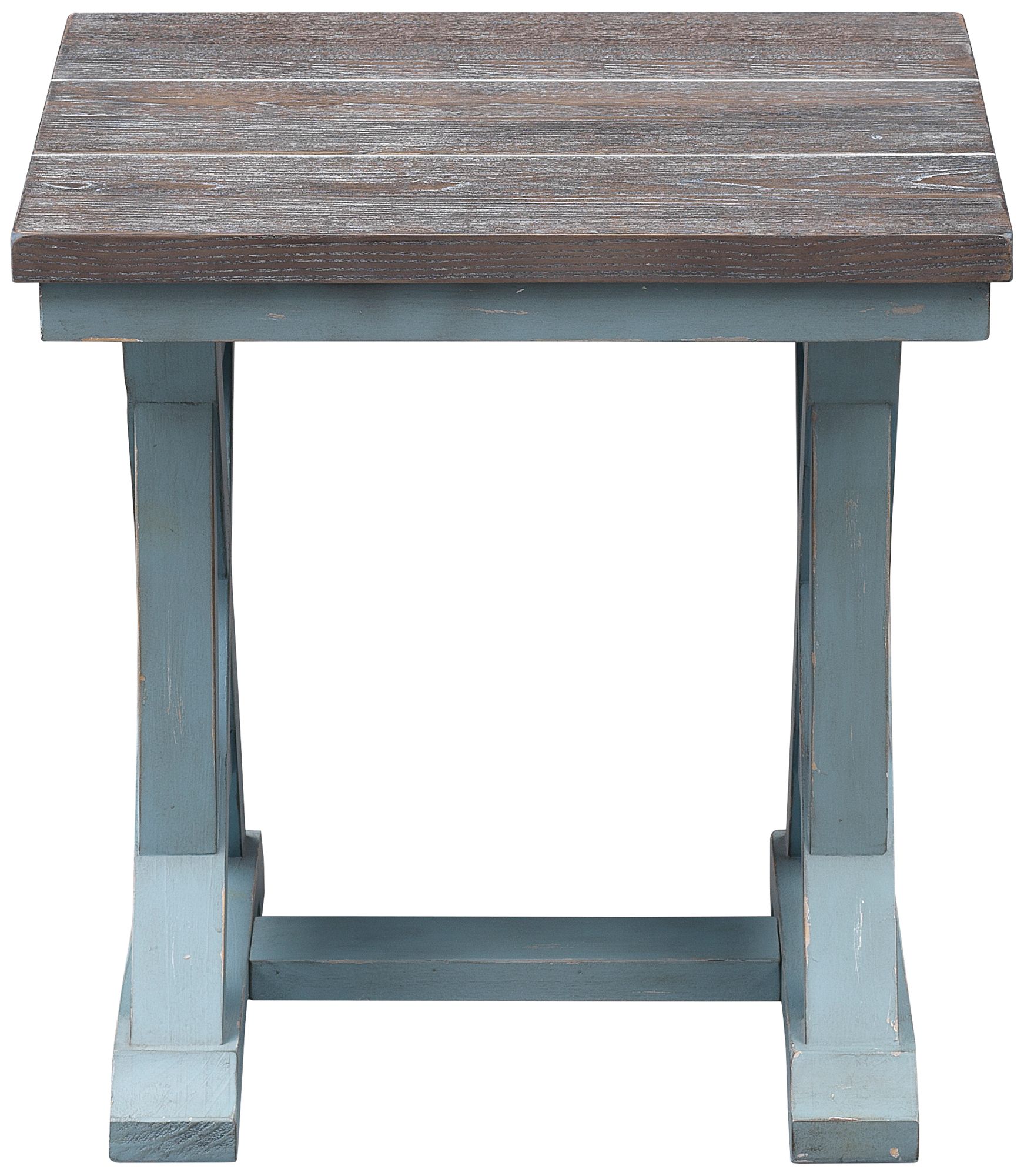 Bar Harbor 24" Wide Blue Wood End Table 831J6 Lamps Plus