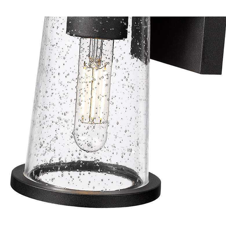 Image 6 Bar Harbor by Z-Lite Sand Black 1 Light Outdoor Wall Light more views