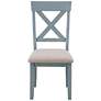 Bar Harbor Oatmeal Fabric Dining Chairs Set of 2 in scene