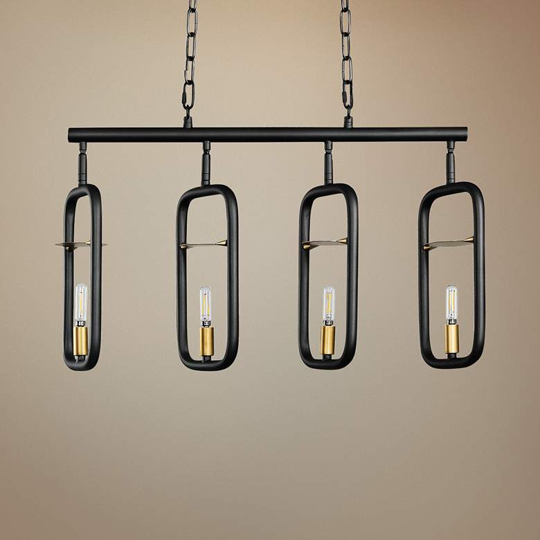 Image 1 Bar None 26" Wide Rustic Bronze Kitchen Island Light Pendant