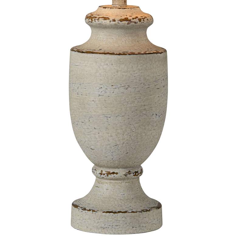 Image 3 Barb 34" High Rustic Gray Wash Urn Table Lamp more views