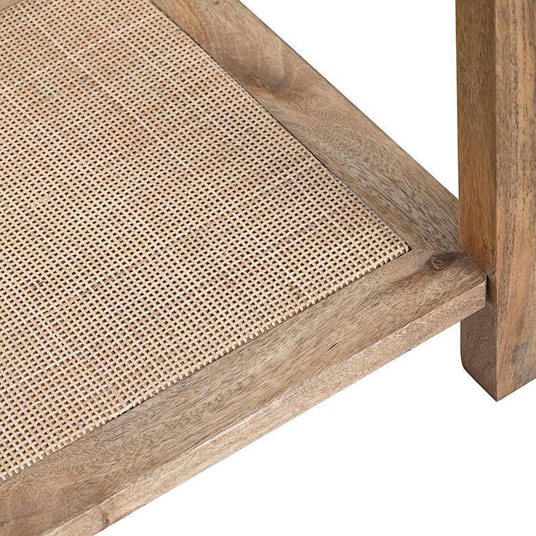 Image 3 Barbados 27 1/2" Wide Brown Wood 1-Drawer Side Table more views