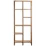 Barbados 31 1/2" Wide Natural Wood 5-Shelf Etagere