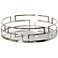 Barbara Mirror Tray Nickel 12" x 12" x 3"