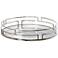 Barbara Mirror Tray Nickel 16" x 16" x 3"
