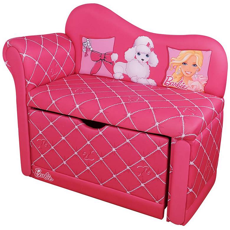 Image 1 Barbie Glam Storage Chaise Chair