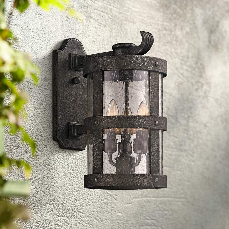 Image 1 Barbosa 15" High Bronze Outdoor Wall Light