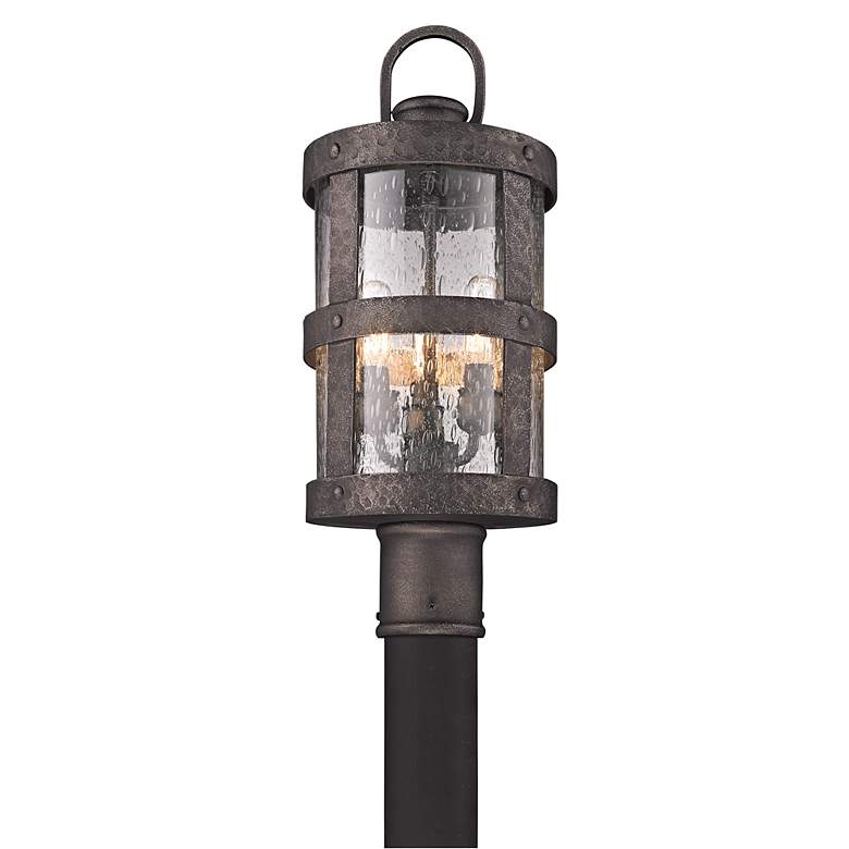 Image 1 Barbosa 19 1/4 inch High Bronze Outdoor Post Light