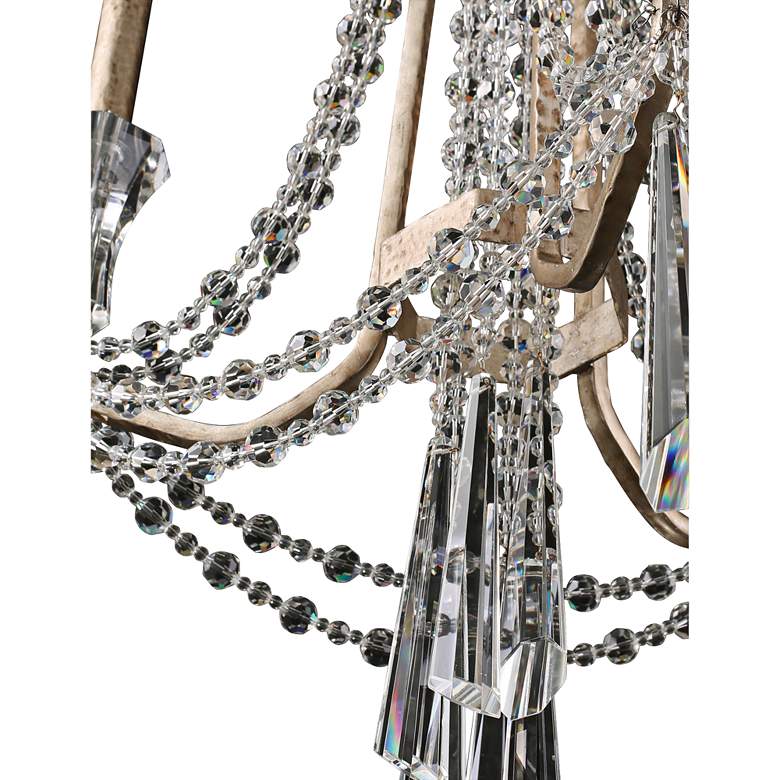 Image 4 Barcelona 17" Wide Transcend Silver Crystal Chandelier more views